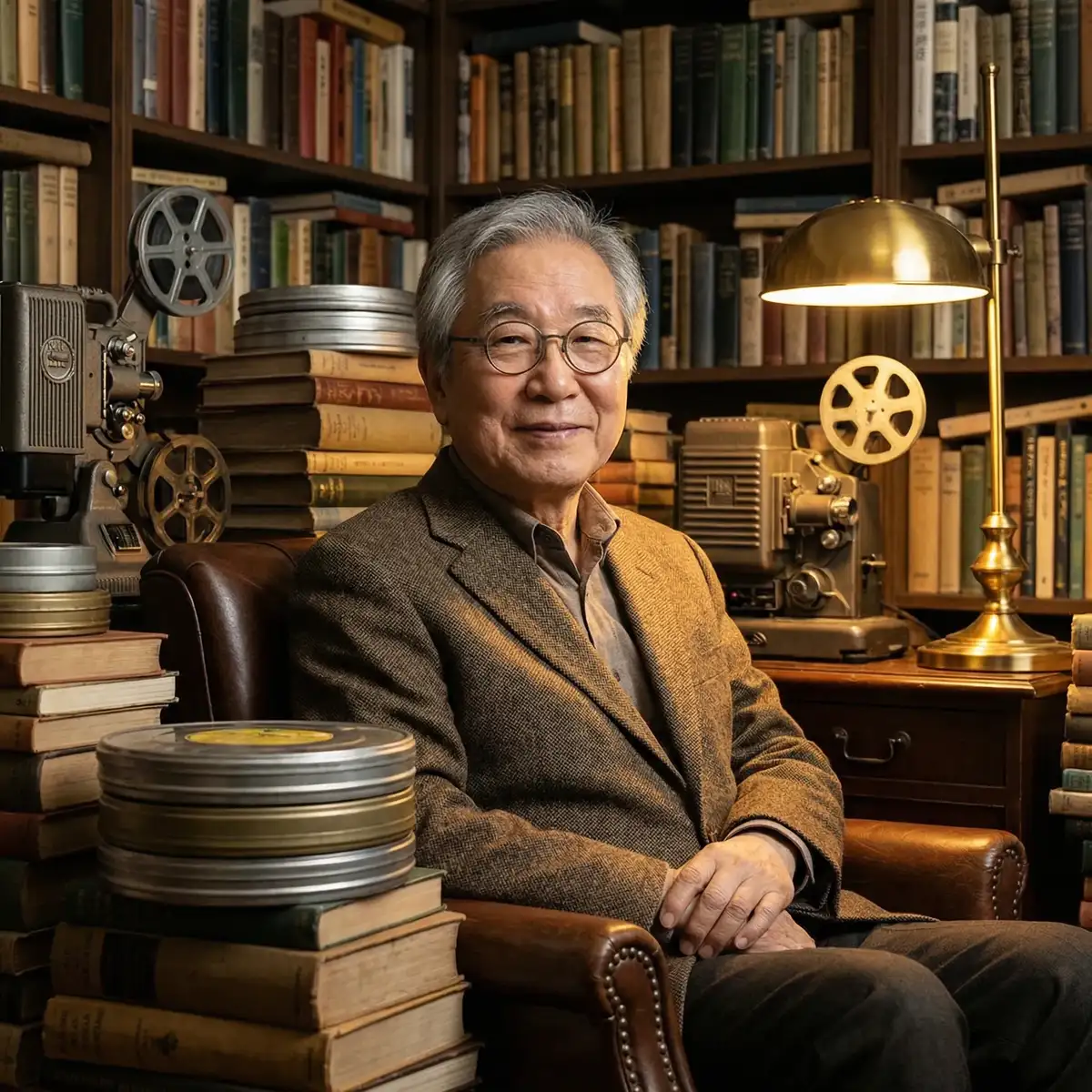 亚洲伦理片库馆长肖像 - 河蟹屋 研究学者